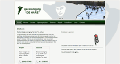 Desktop Screenshot of ijsverenigingdehare.nl